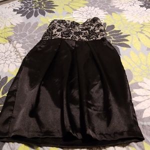 Perfect little black dress, lace sparkle top